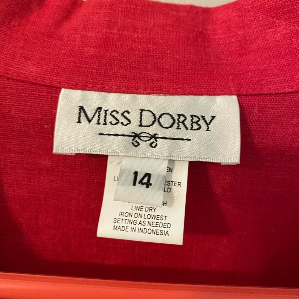 Miss Dorby skirt set size 14 pink Nwt - Picture 3 of 15